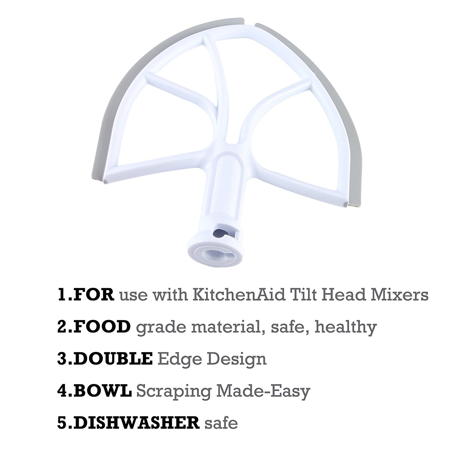 Beater Blade for KitchenAid 6Quart Bowl Lift Mixer and 5 Plus Series