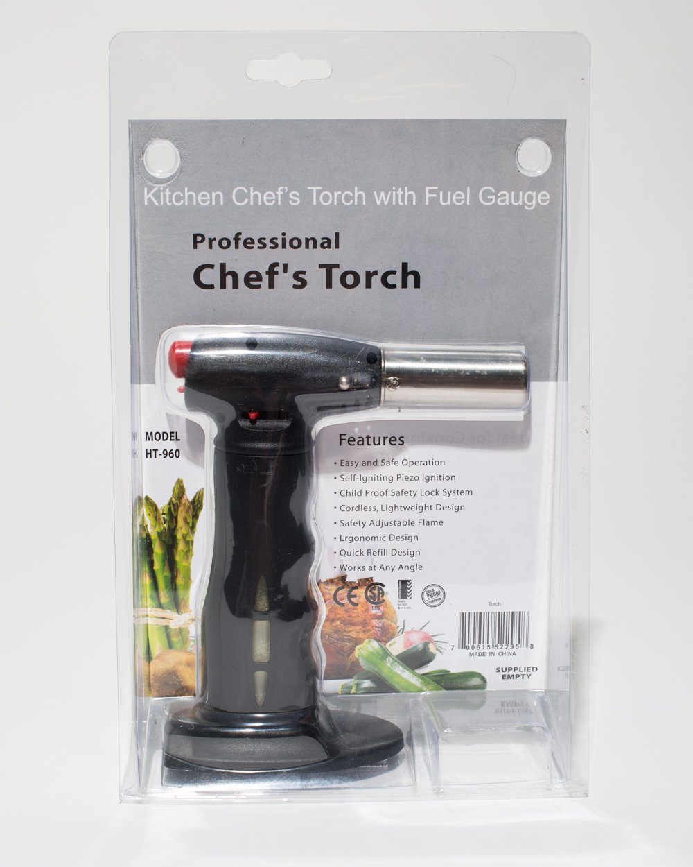 Culinary Chef's Torch with Fuel Gauge N4 free image download