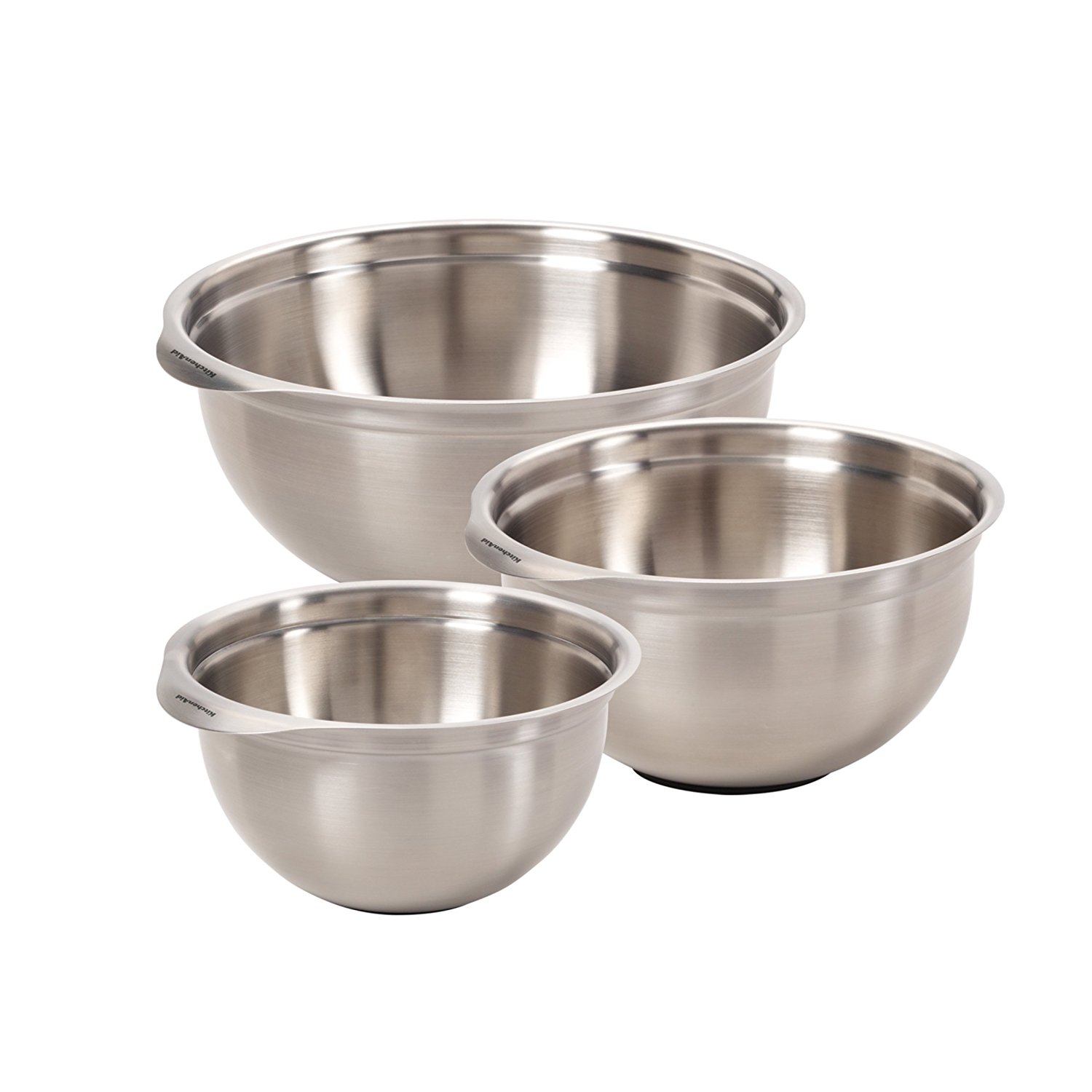 KitchenAid Stainless Steel Mixing Bowls, Set of 3 free image download
