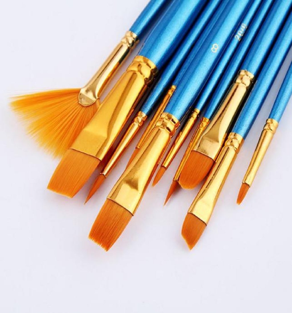 Mikey Store Set of Art Paint Brush Set for Watercolor Professional