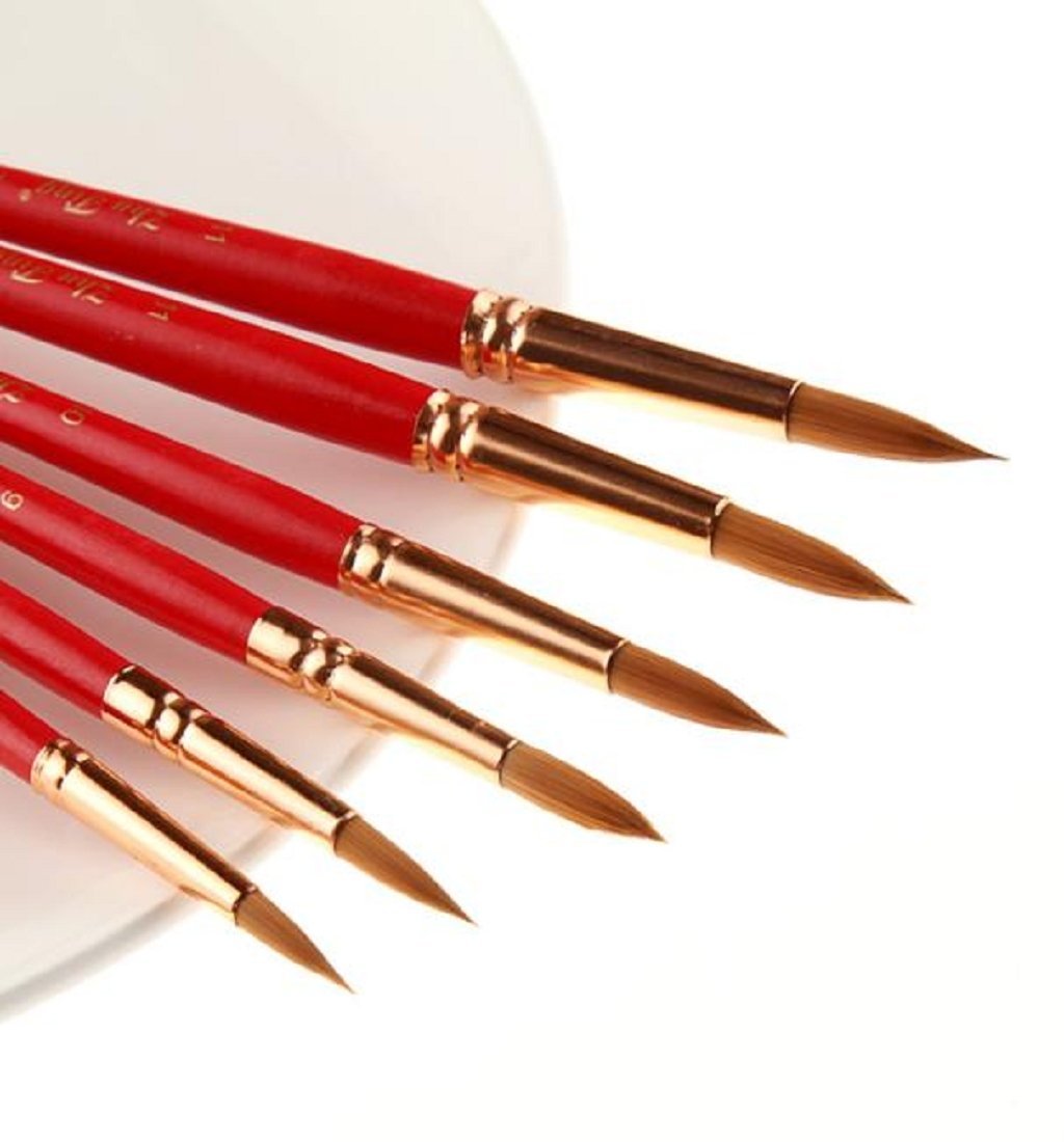 Mikey Store Set of Art Paint Brush Set for Watercolor Professional