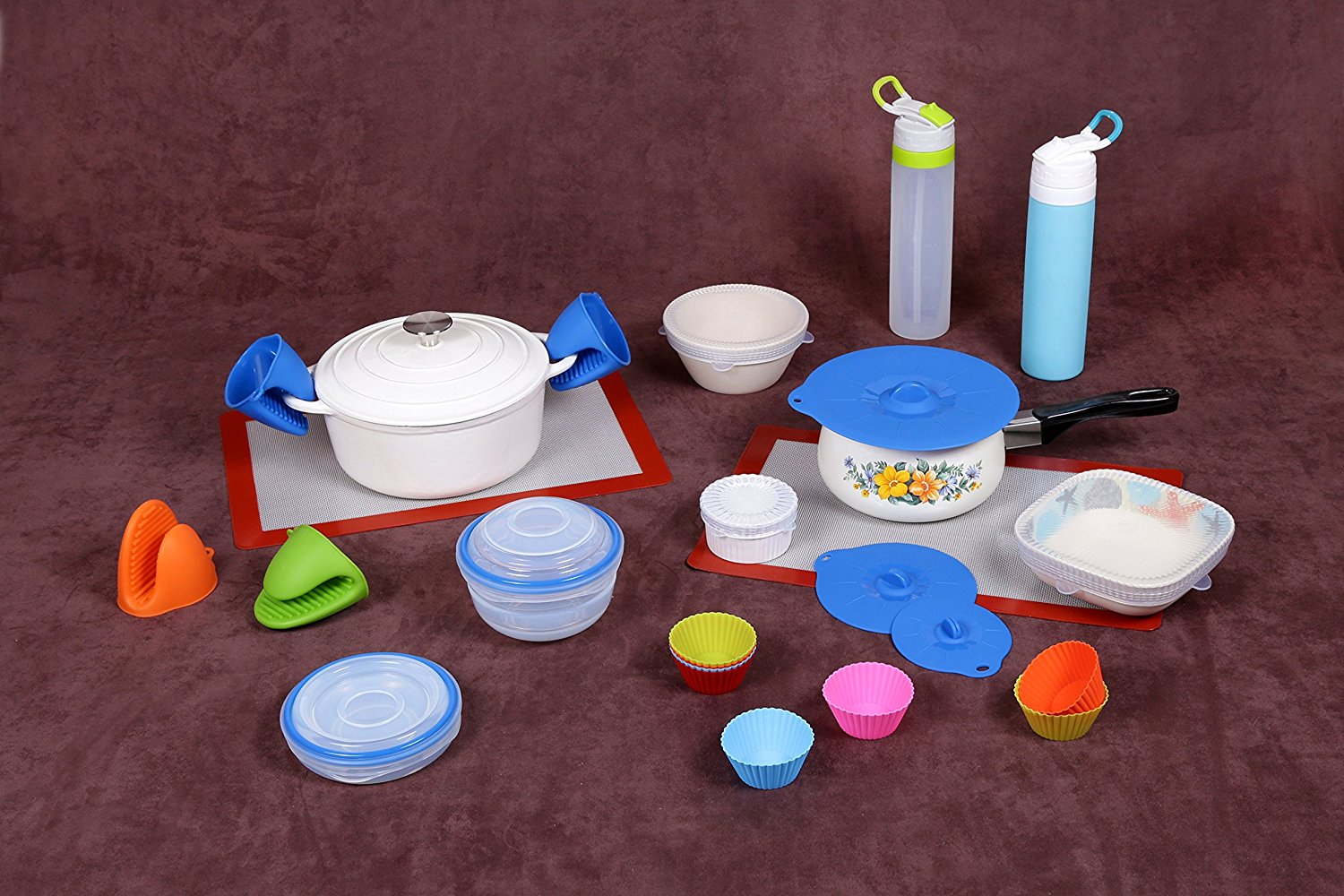 Creative Home NonStick, FoodSafe Silicone Fiberglass Baking Mat N5