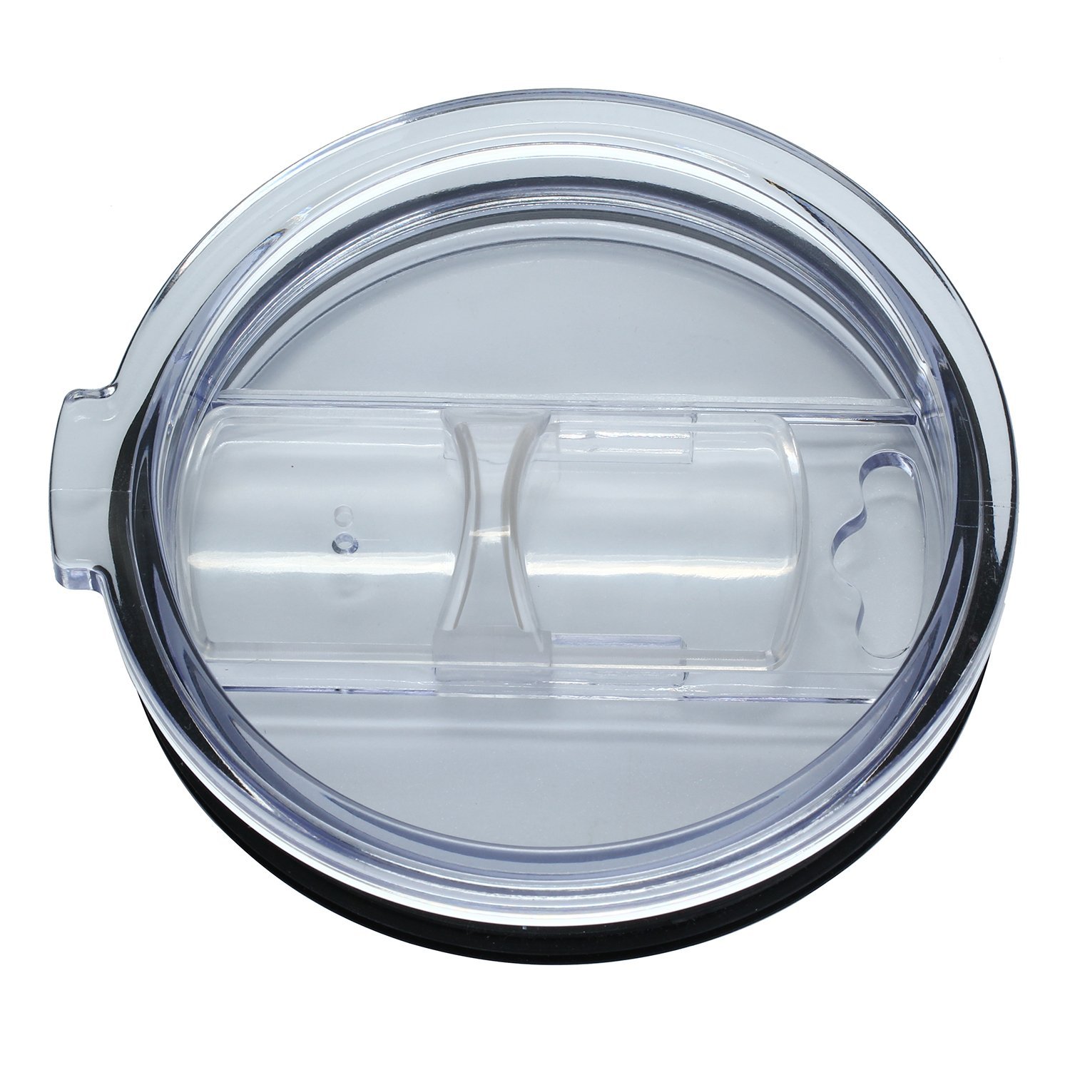 KOBWA Spill and Splash Resistant Lid with Slider Closure for Yeti