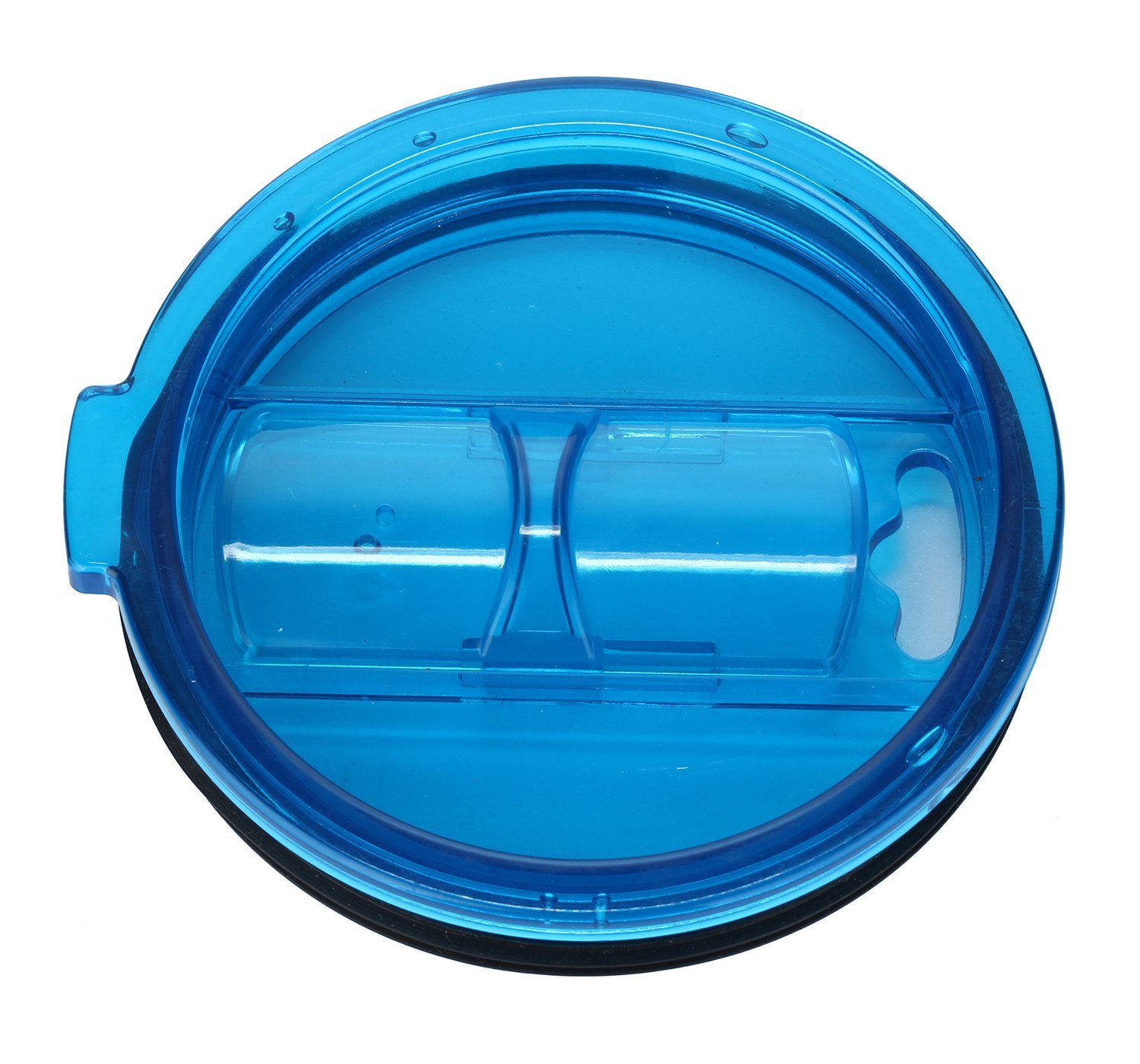 KOBWA Spill and Splash Resistant Lid with Slider Closure for Yeti