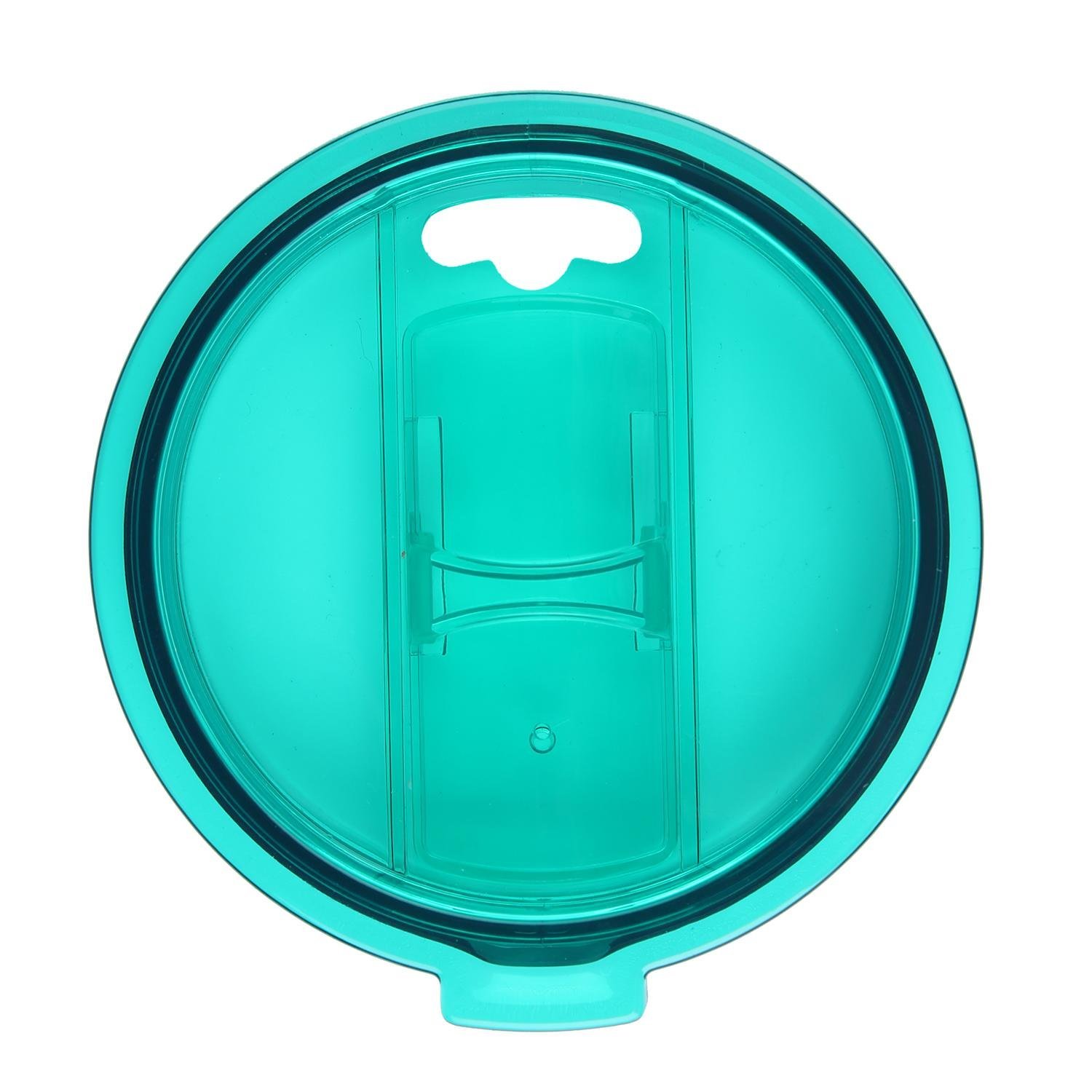 KOBWA Spill and Splash Resistant Lid with Slider Closure for Yeti