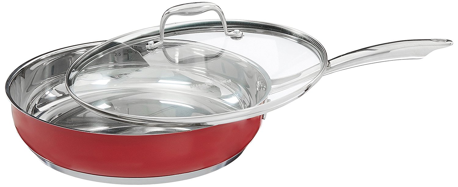 KitchenAid KCS60LCER Stainless Steel 6.0Quart Low Casserole with Lid