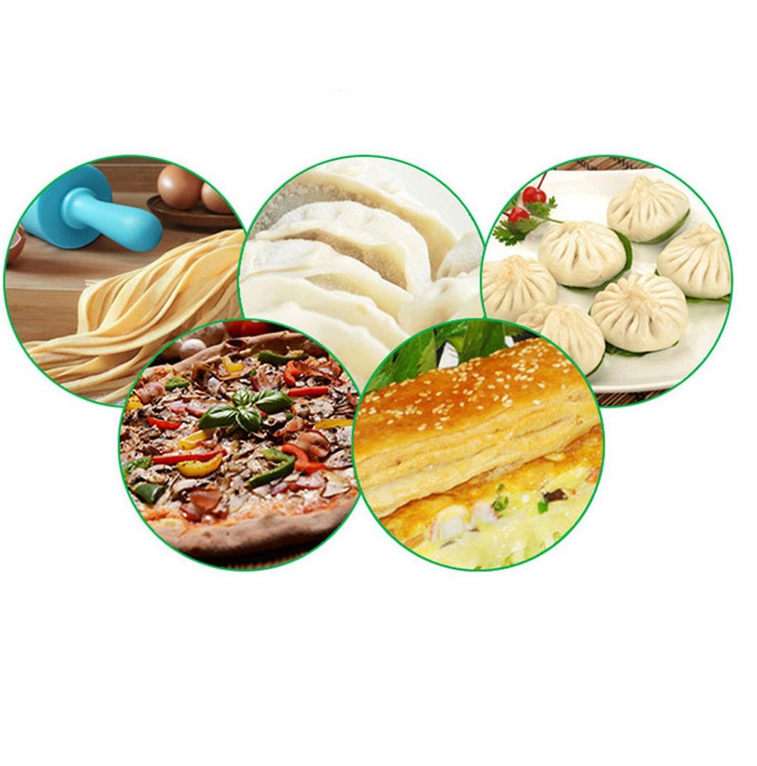 Kuke 12 Inch Silicone Rolling Pin, NonStick Roll Bar Multipurpose Kitchen Gadgets Dishwasher