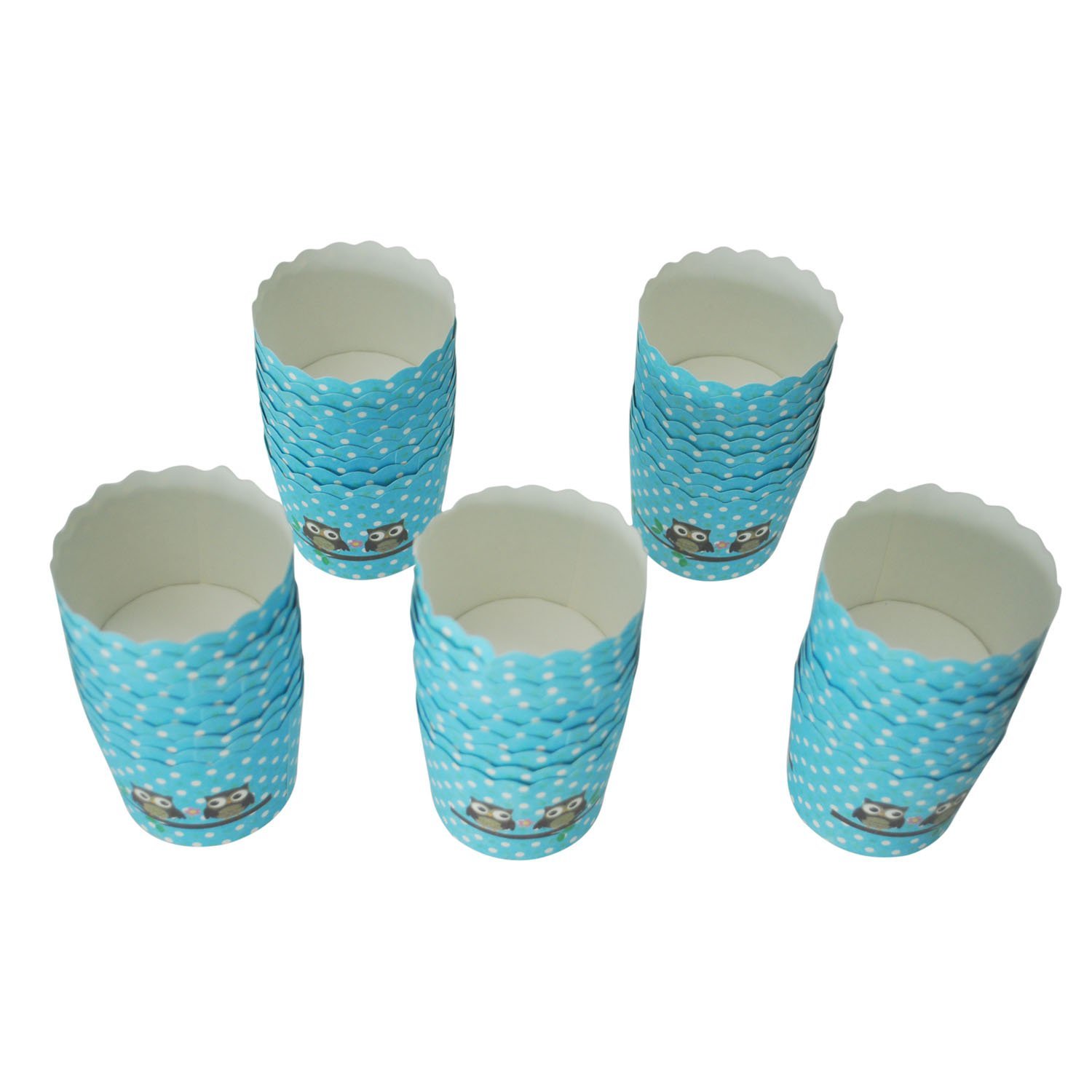 TOOGOO(R)50 X Cupcake Wrapper Paper Cake Case Baking Cups Liner Muffin