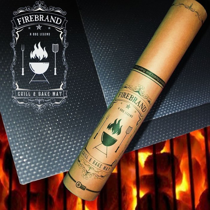 FIREBRAND Nonstick BBQ Grill Mat Never Clean Your Barbecue Oven or