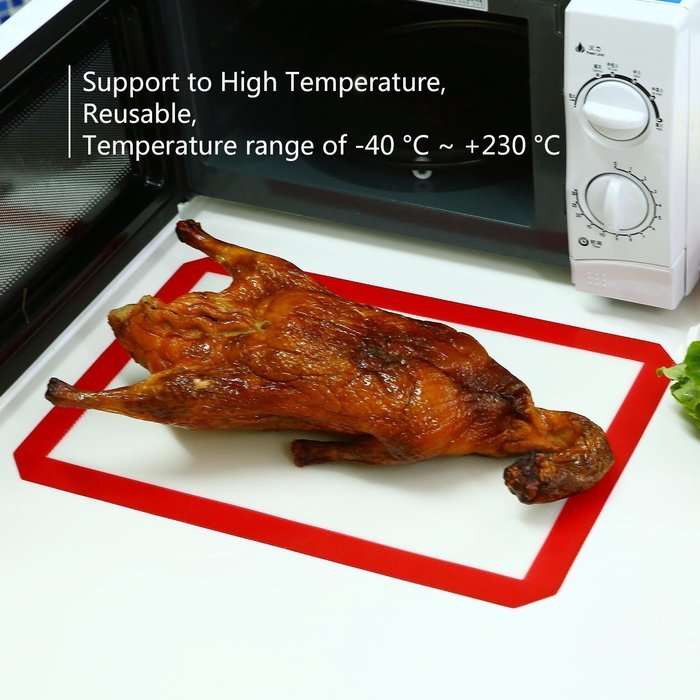 Kicode 2x Silicone Baking Mat Healthy Cooking FoodSafe Certified