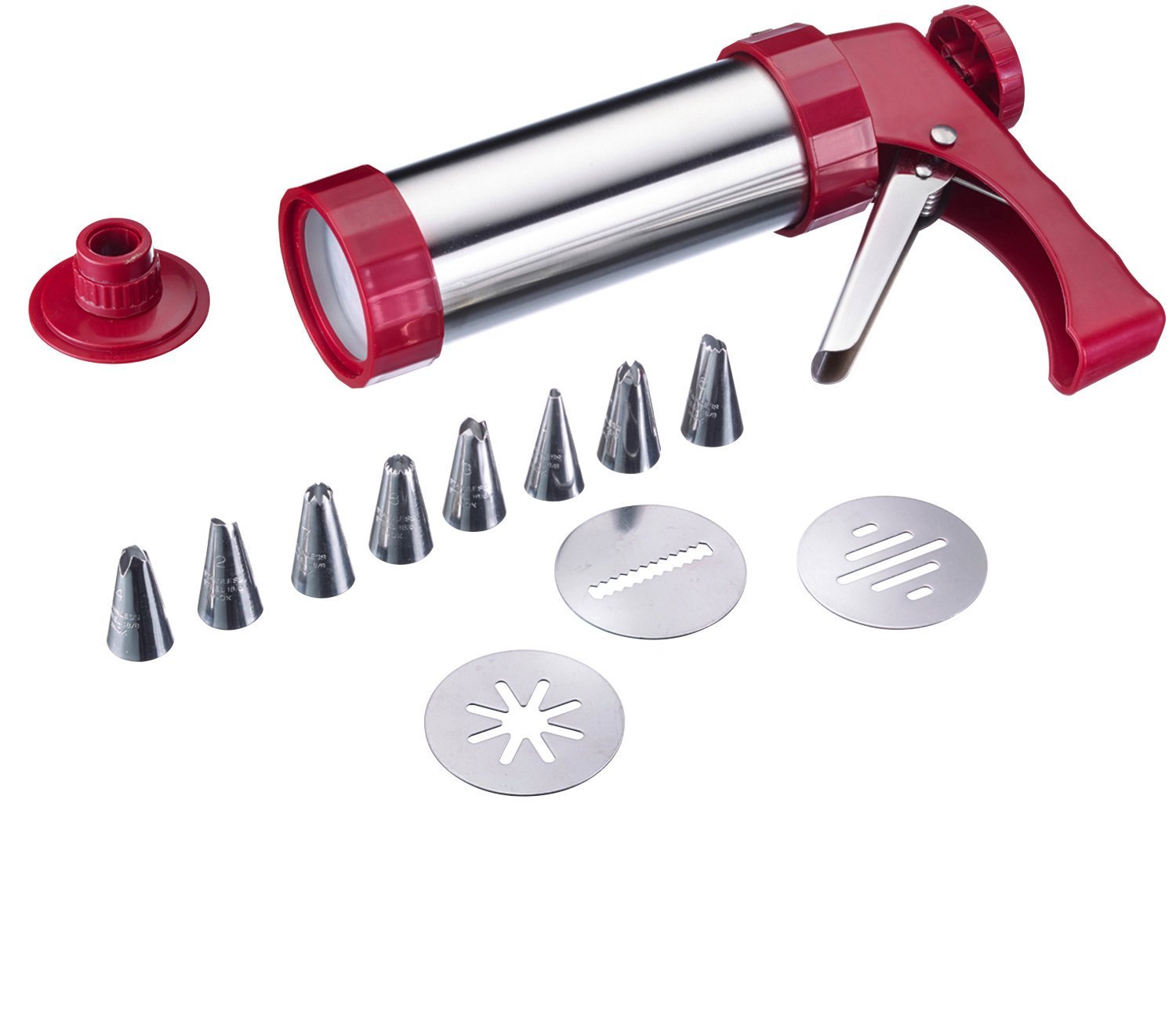 Westmark Germany Multipurpose Stainless Steel Cookie Press and Piping