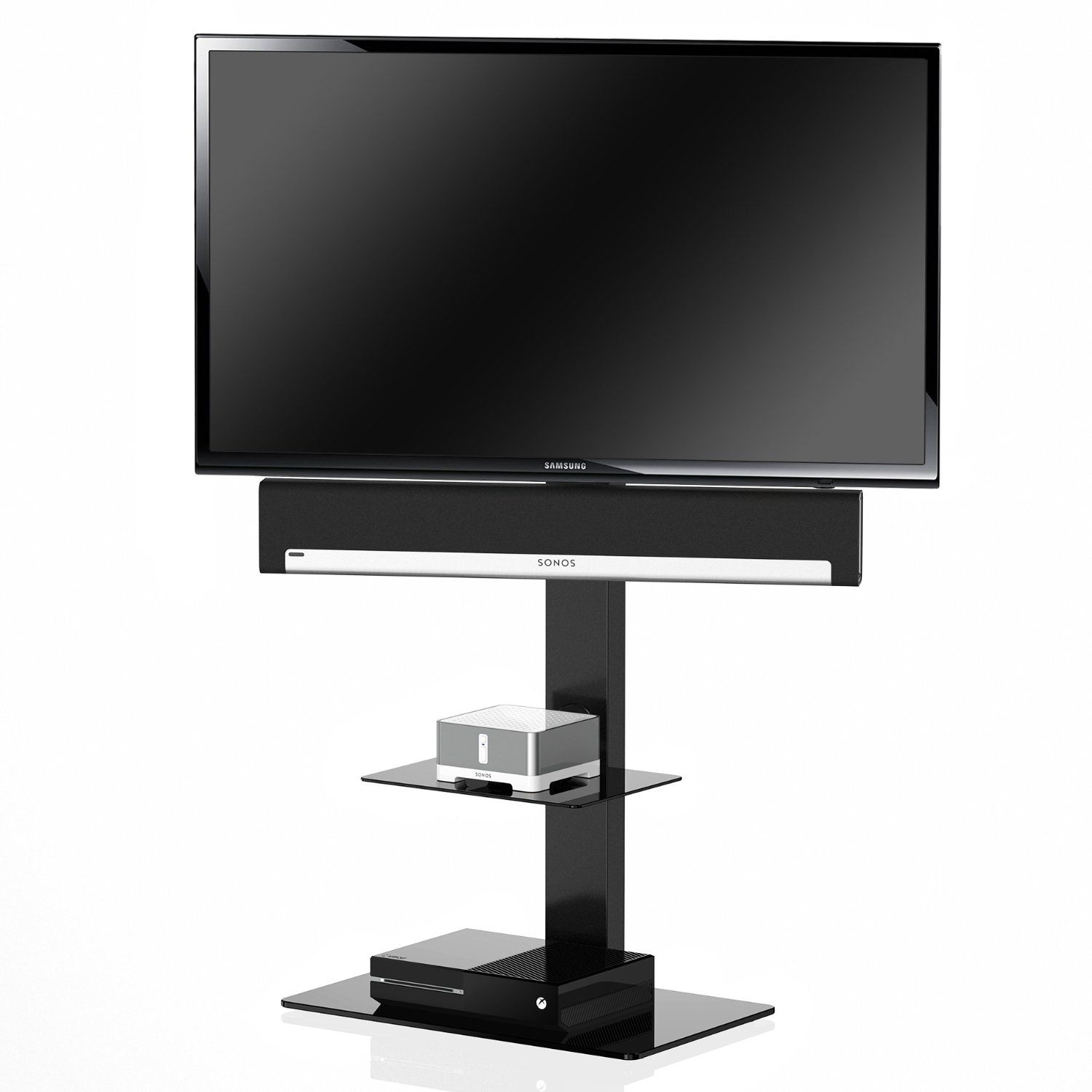 Fitueyes TT207001MB Swivel TV Stand and Mount for 3265 Inch N7 free