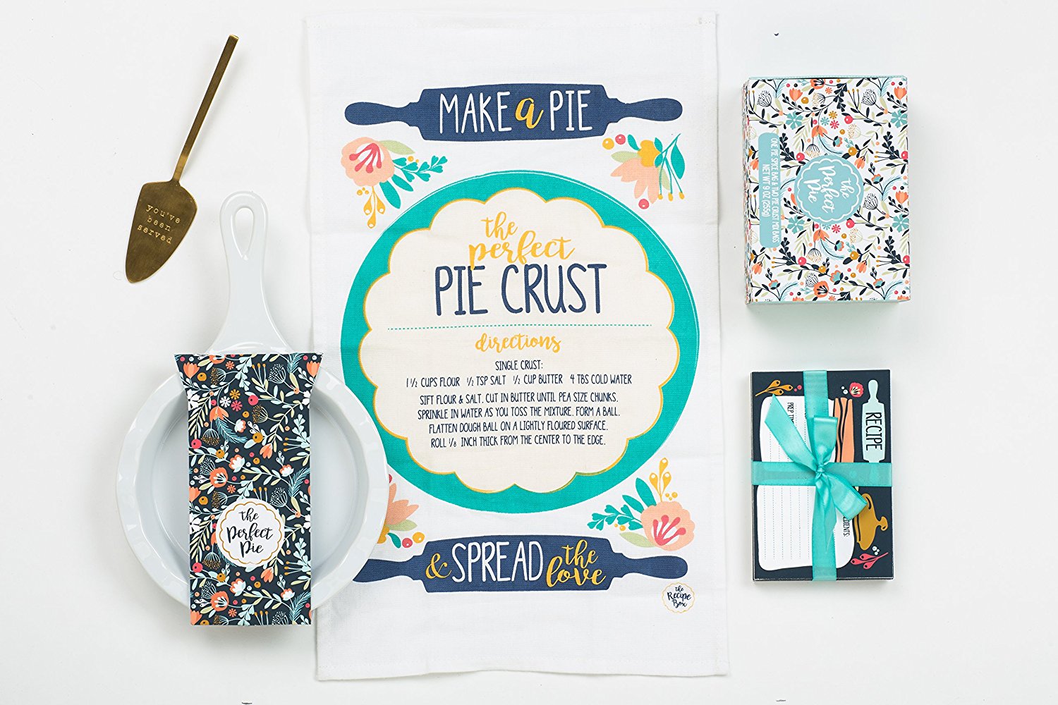 Sweet As Pie Apple Pie Baking Gift Box with Ceramic Pie Dish, Recipe