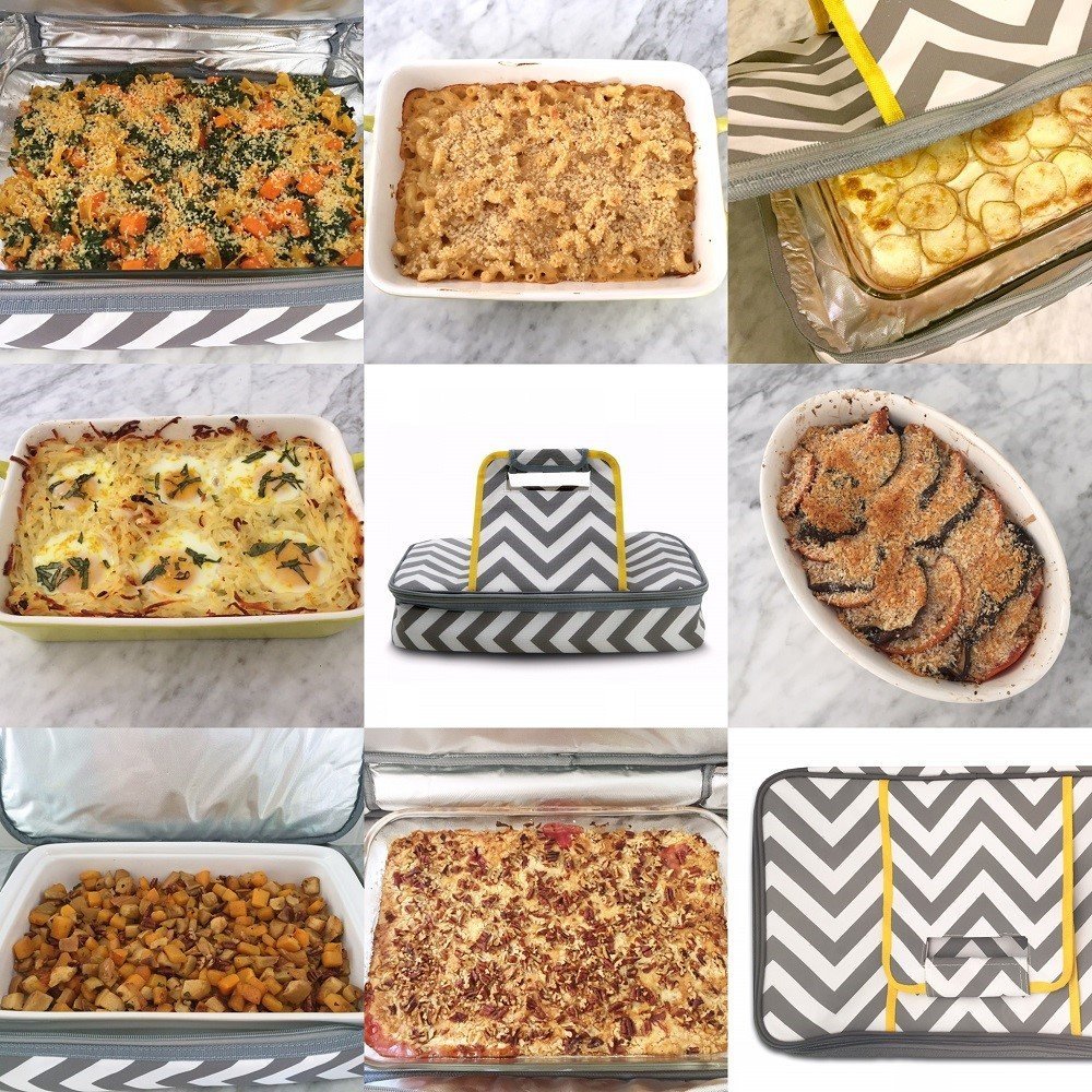 Premium Thermal Insulated Stylish Casserole Carrier to Tote and Keep