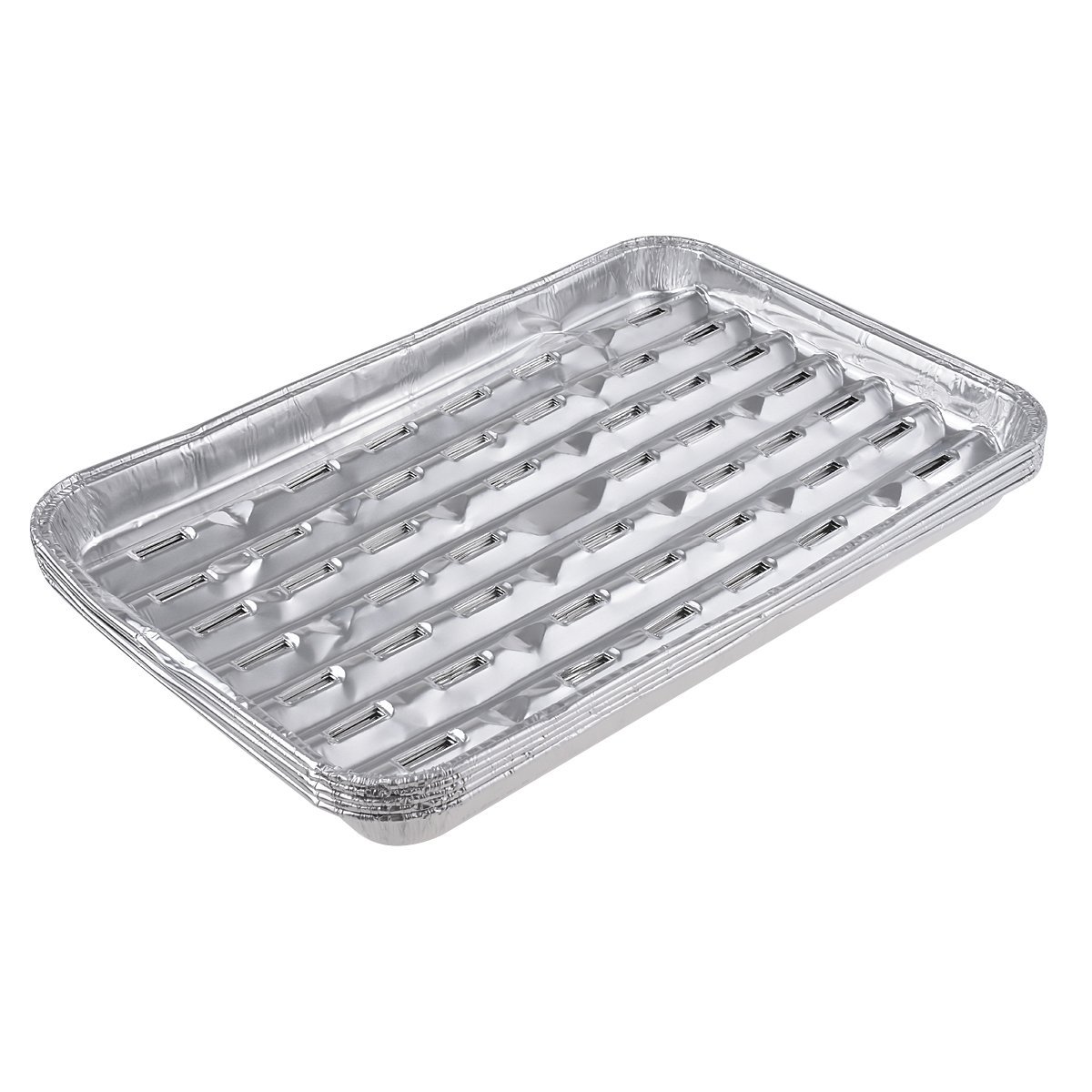 Kmise Large Disposable Aluminum Foil Barbecue Grill Plate for Home Picnic and BBQ 4 Pcs N2 free