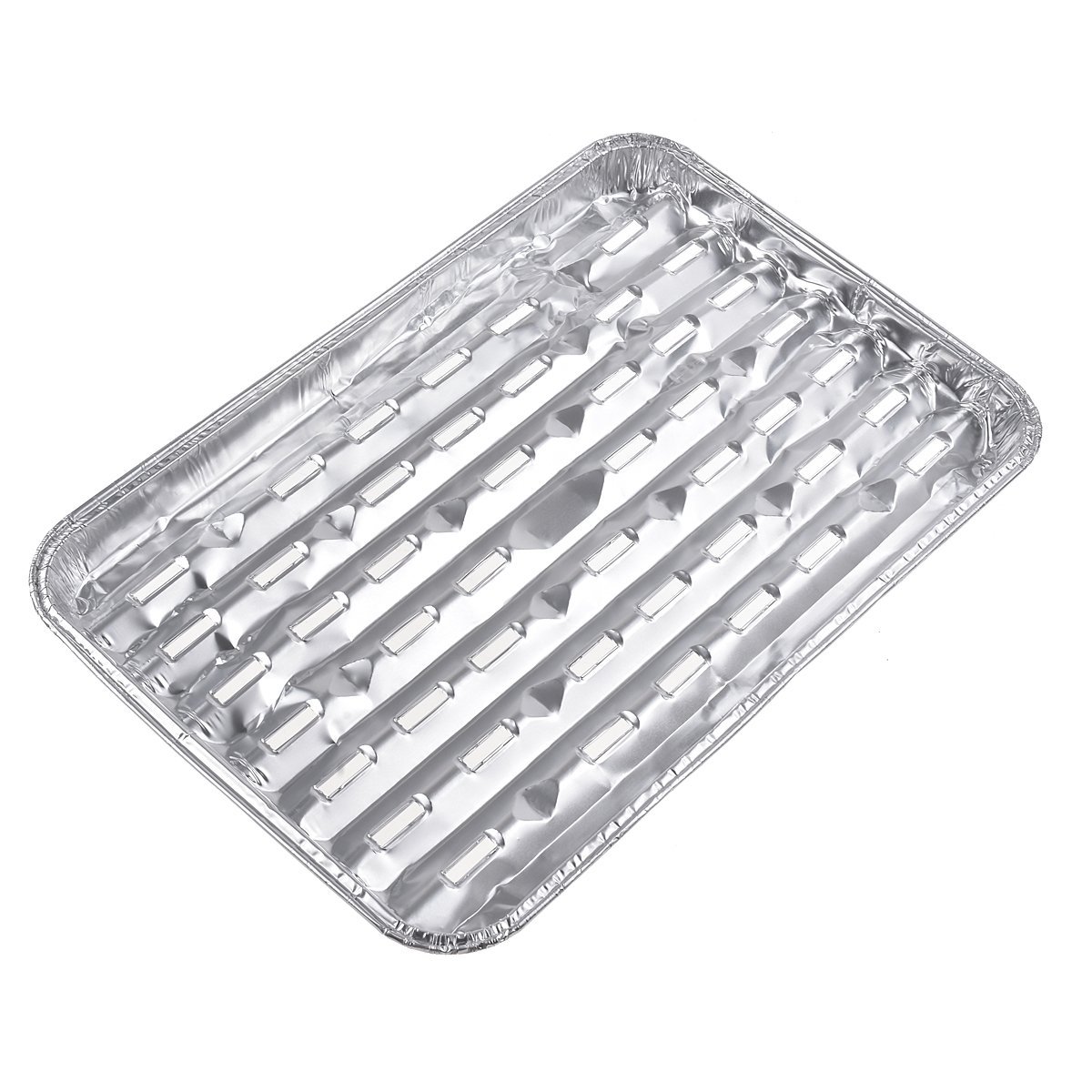 Kmise Large Disposable Aluminum Foil Barbecue Grill Plate for Home