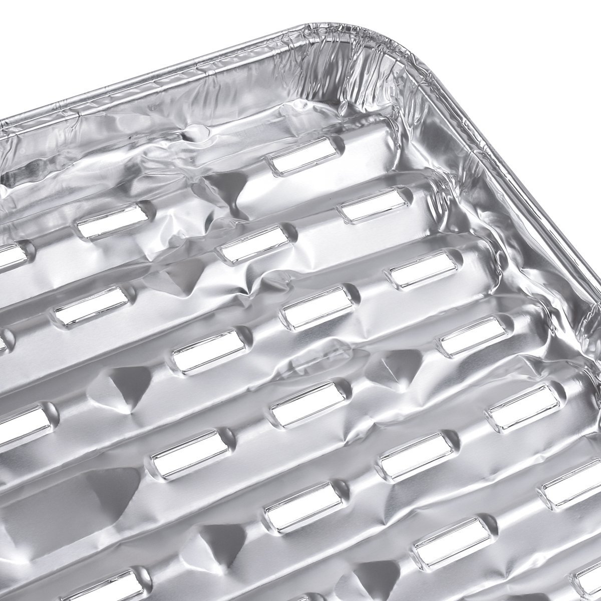 Kmise Large Disposable Aluminum Foil Barbecue Grill Plate for Home