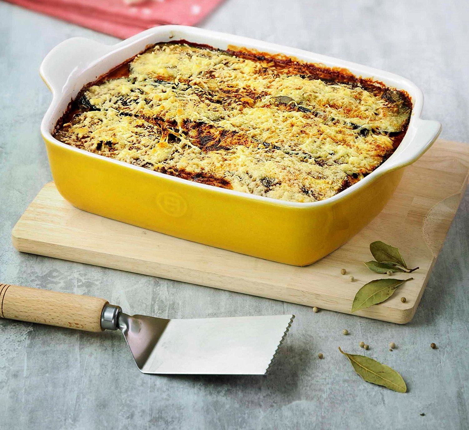 Emile Henry Made In France HR Modern Classics Small Rectangular Baker, 11 x 8", Green N4 free