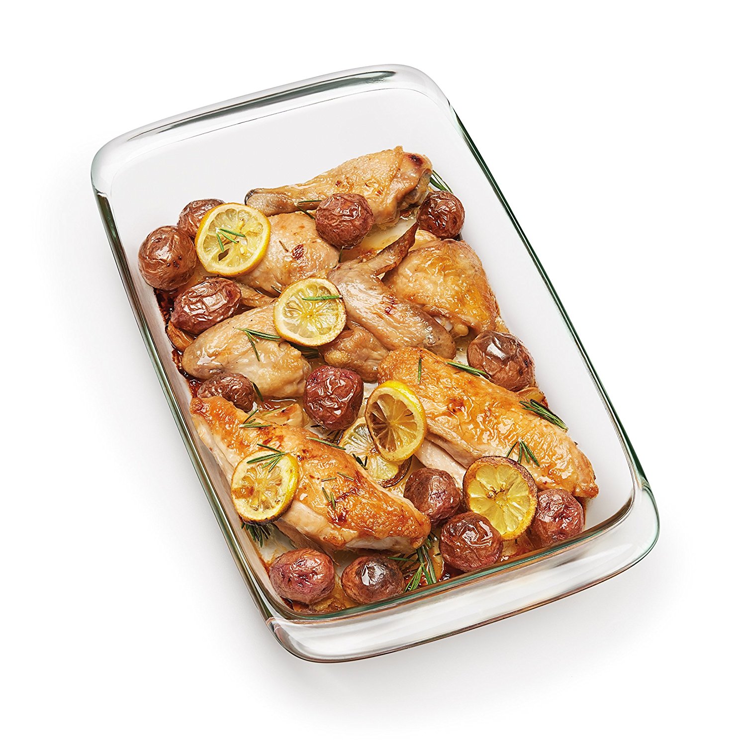 OXO Good Grips FreezertoOven Safe 3 Qt Glass Baking Dish with Lid, 9