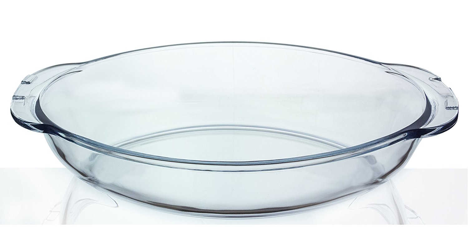 Oval Glass Casserole Baking Dish with Cover, 13"x 7.5"x 3" N3 free