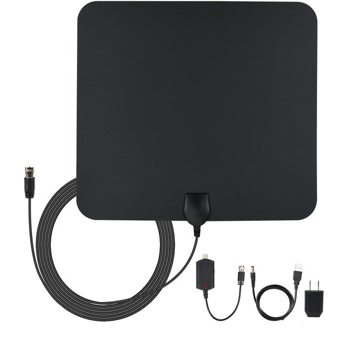 1PLUS TV Antenna 50 Miles Range Amplified Digtial TV Antenna with