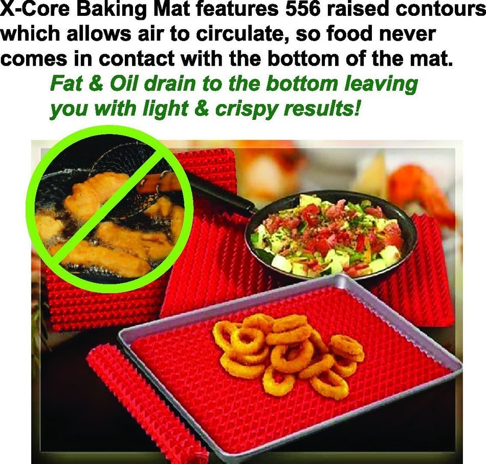 Baking Mat,Axiba Pyramid Pan Non Stick Heat Resistant Silicone Oven