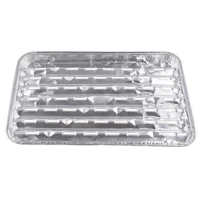Kmise Large Disposable Aluminum Foil Barbecue Grill Plate for Home