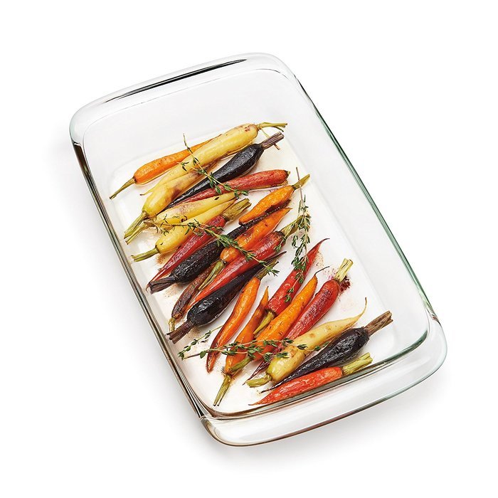 OXO Good Grips FreezertoOven Safe 3 Qt Glass Baking Dish with Lid, 9