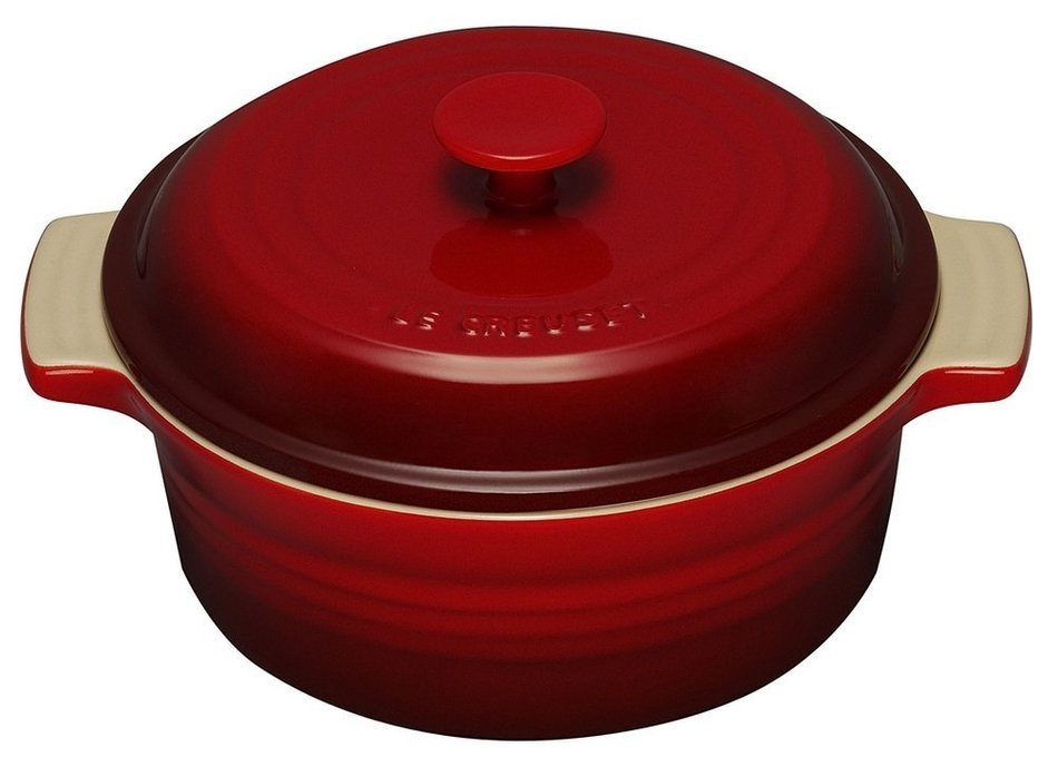 Le Creuset Stoneware 2Quart Covered Round Casserole, Cherry free image download