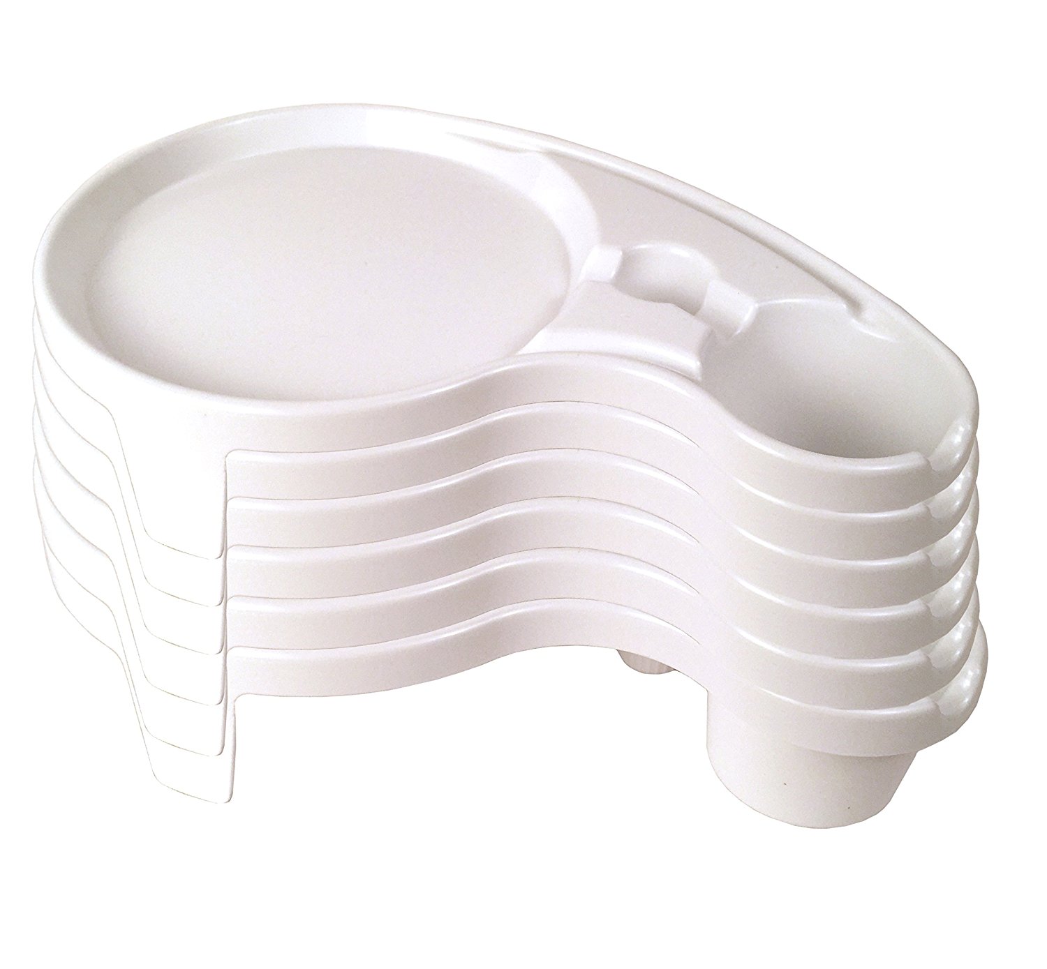 The Original Party Pal Cup, Plate & Utensil AllinOne Tray and Holder