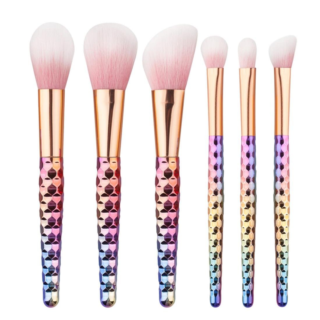 Mikey Store Cosmetic Makeup Brush Makeup Brush Eyeshadow Brush (6pc
