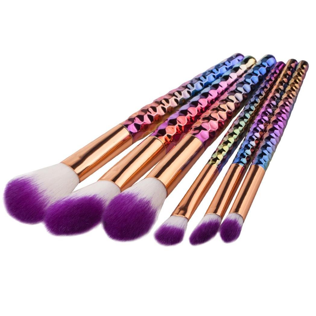 Mikey Store Cosmetic Makeup Brush Makeup Brush Eyeshadow Brush (6pc