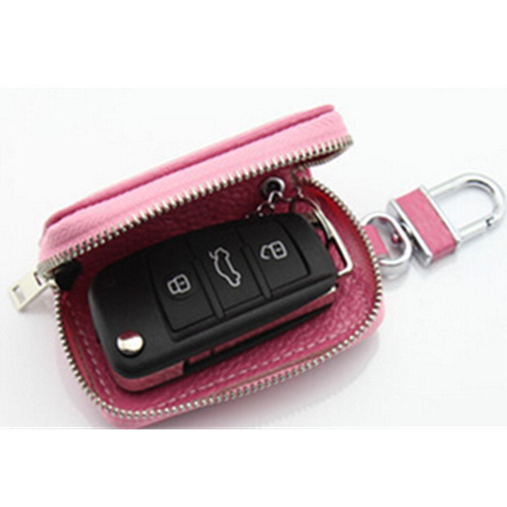 EVTECH(TM) Universal Car Smart Key Chain Leather Holder Cover Case Fob