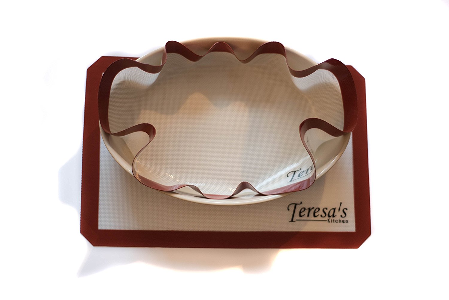 Teresa's Kitchen Silicone Baking Mat Nonstick Baking Sheet for Oven or Toaster Oven