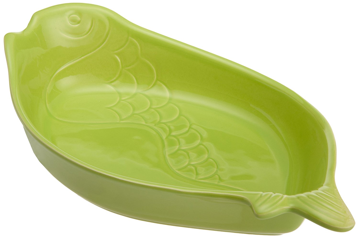 Esprit de Cuisine by Appolia Fish Shape 2 Quart Deep Baker, Lime free
