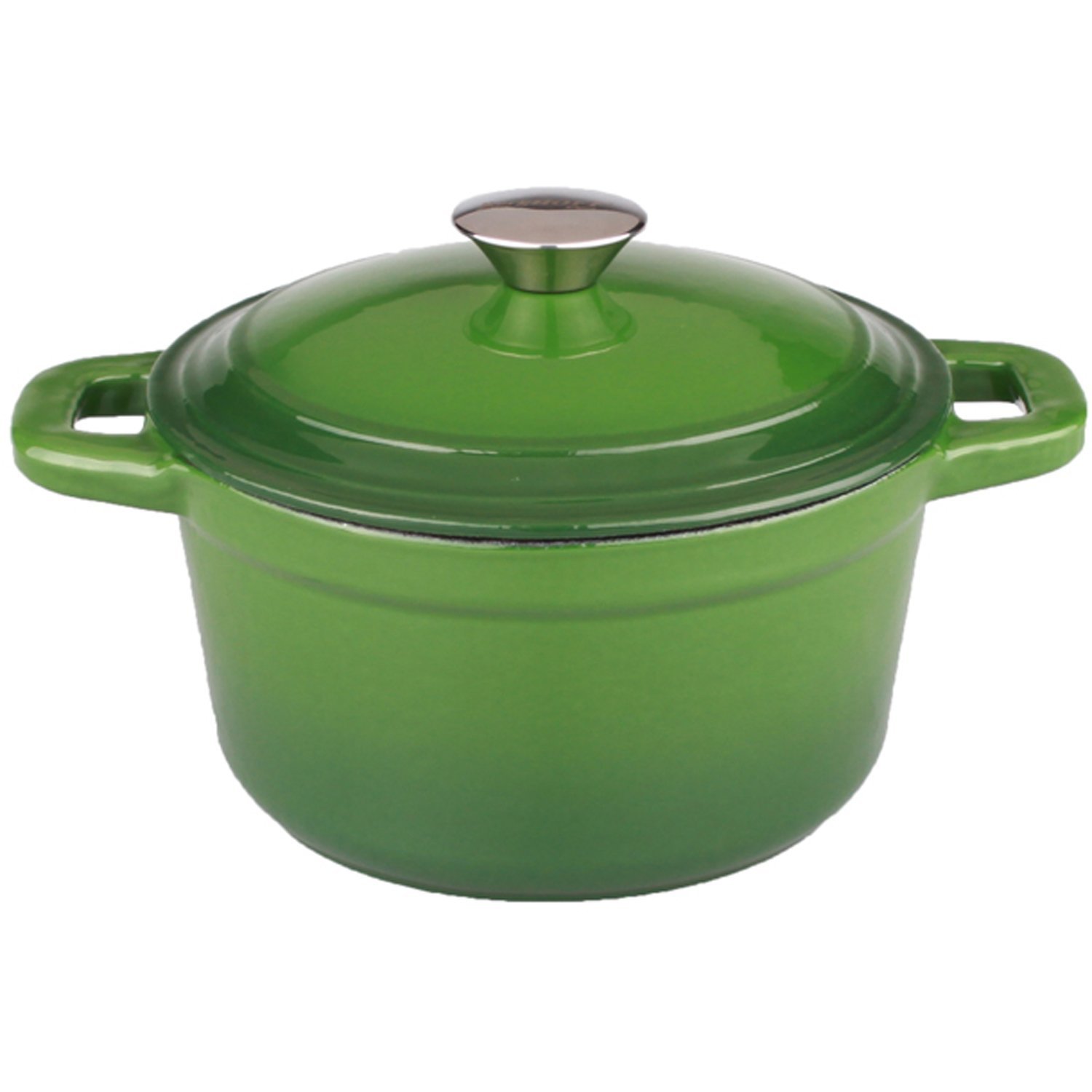 BergHOFF Neo Cast Iron Stockpot with a Lid, Green, 3Qt. free image