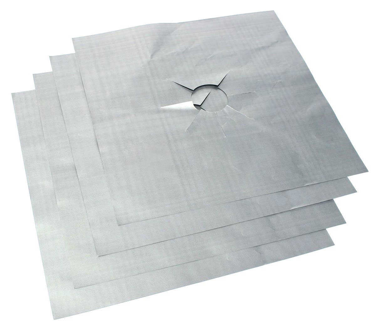 Gooday 8 Pcs x Aluminum foil Teflon Gas Hob Oil Protector Liner