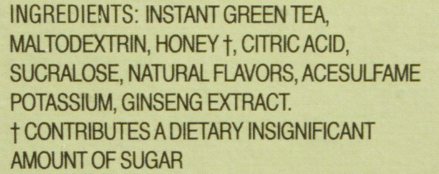 AriZona Green Tea with Ginseng Sugar Free Iced Tea Stix, 10 Count, (Pack of 6) N7 free image