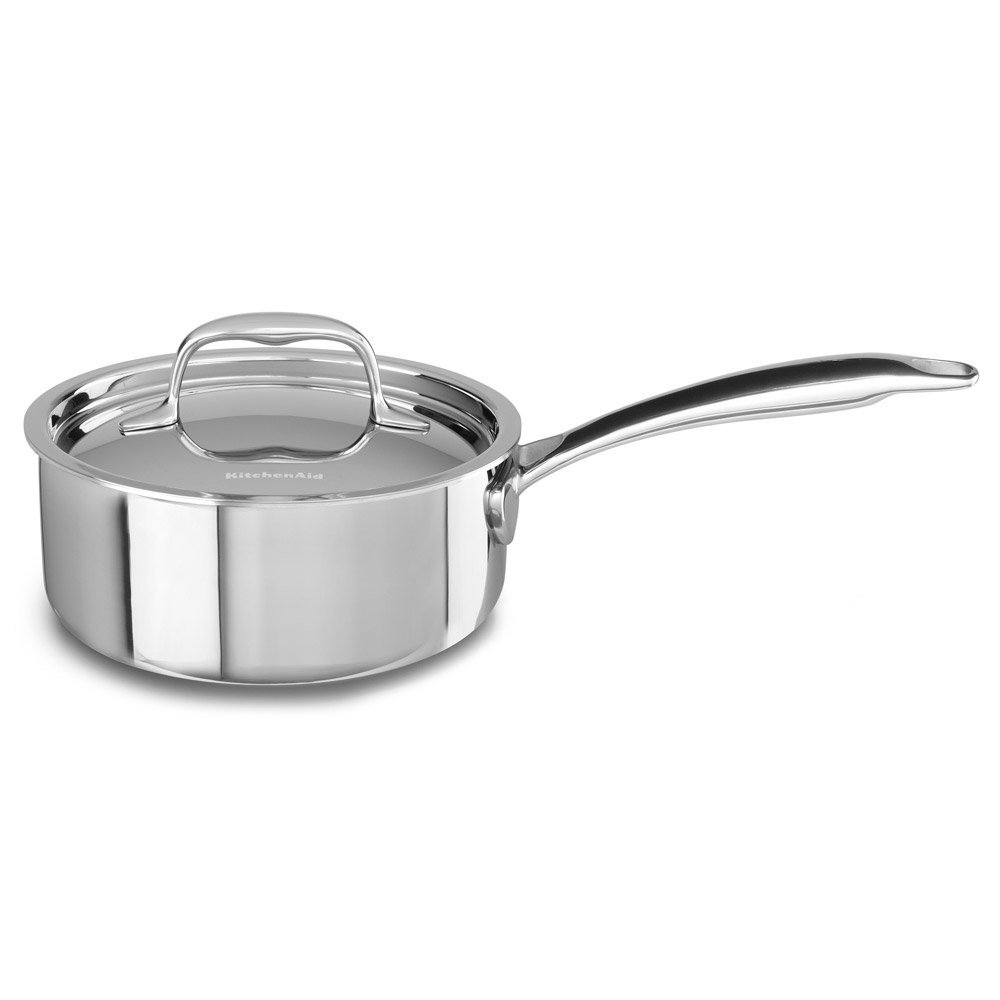 KitchenAid KCT60CSST TriPly Stainless Steel 6Quart Low Casserole with Lid Cookware Stainless