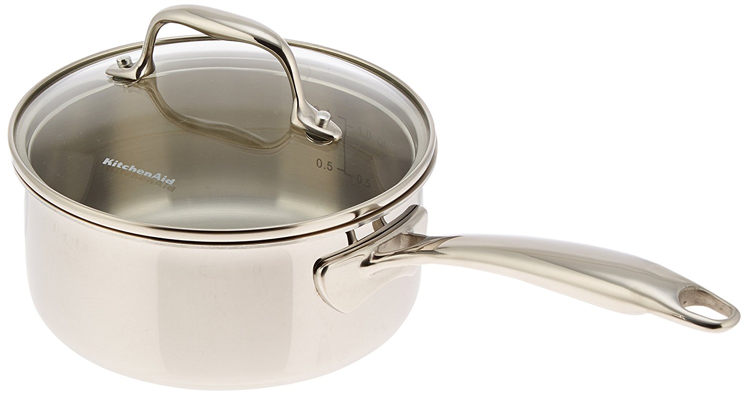 KitchenAid KCT60CSST TriPly Stainless Steel 6Quart Low Casserole with Lid Cookware Stainless