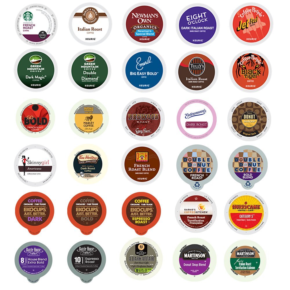 Bold Coffee Variety Sampler Pack for Keurig KCup Brewers, 30 Count