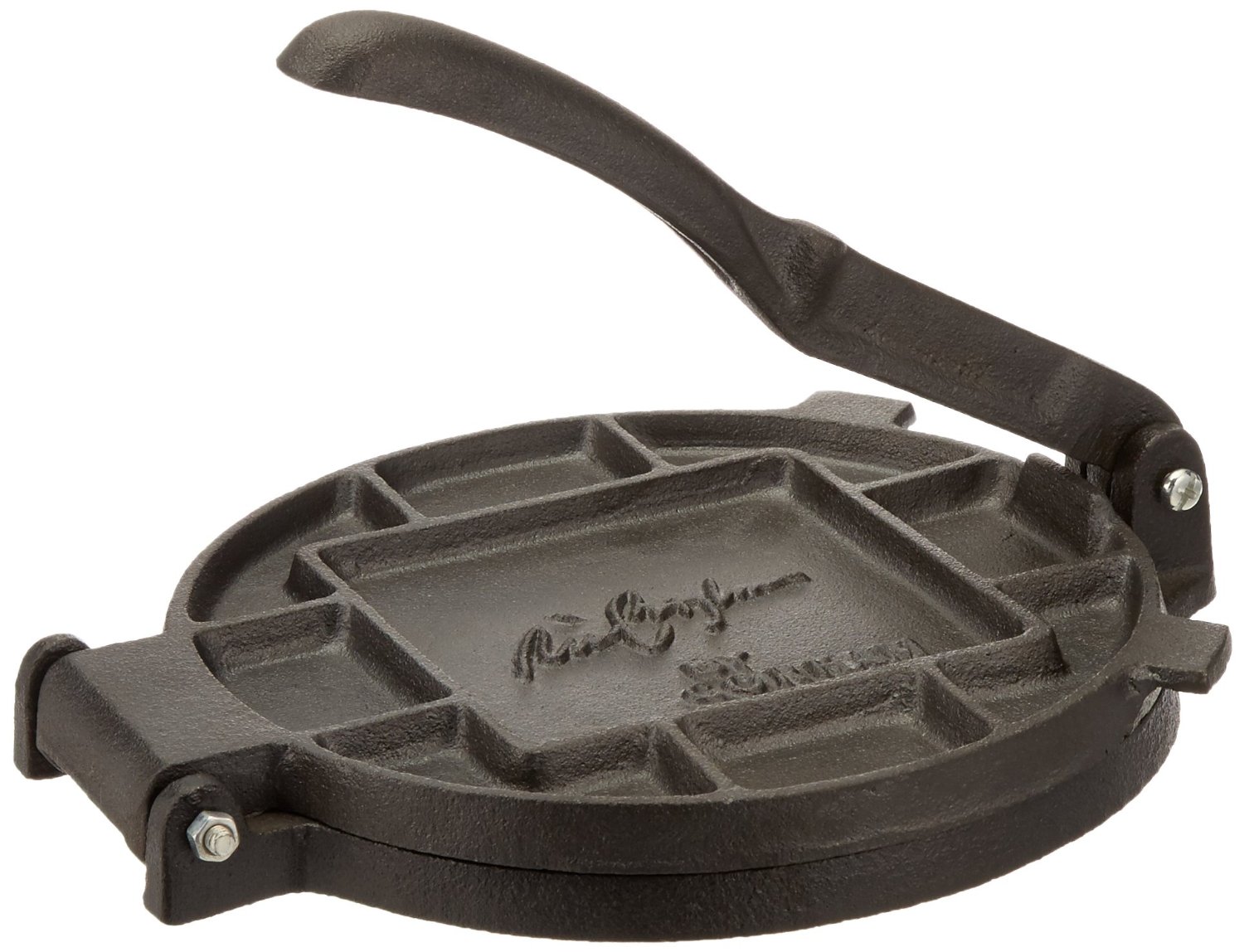 The Mexican Kitchen by Rick Bayless Cast Iron Manual Tortilla Press, Medium, Black N2 free image