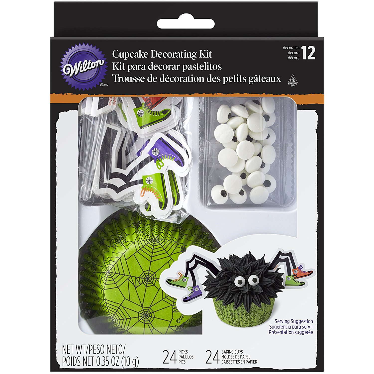 Wilton Spider Halloween Cupcake Decorating Kit free image download