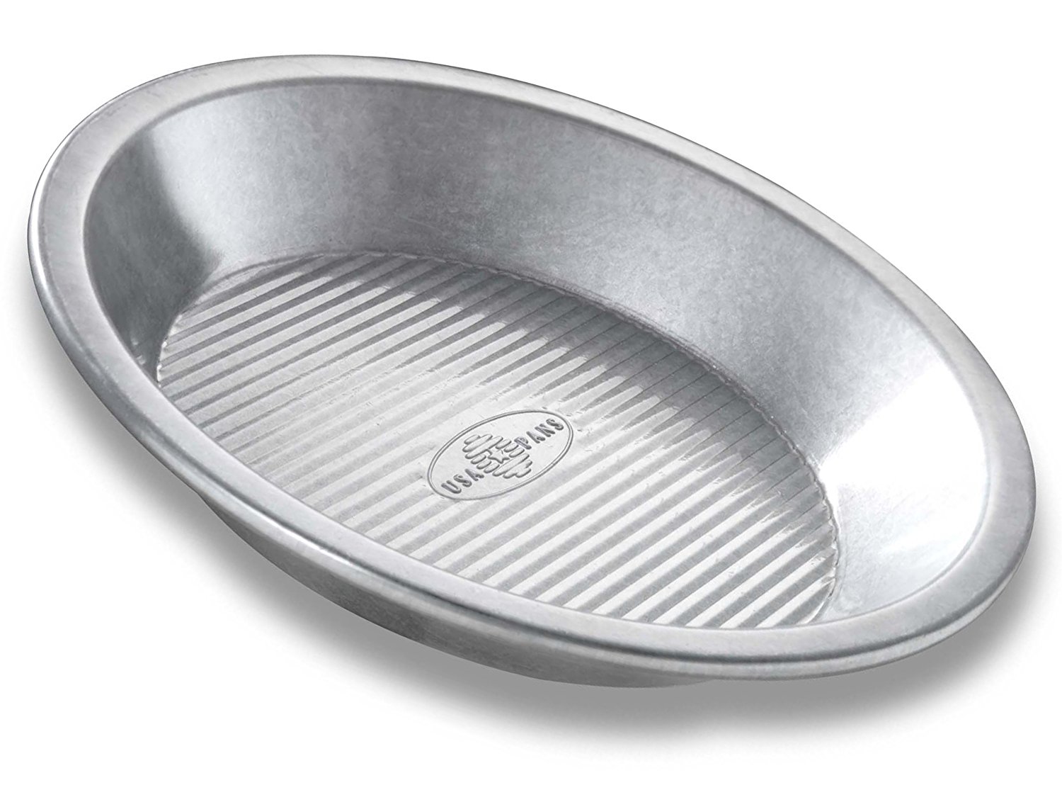 USA Pan Bakeware Aluminized Steel Set of 2, 9 x 1.5 Inch Pie Pans