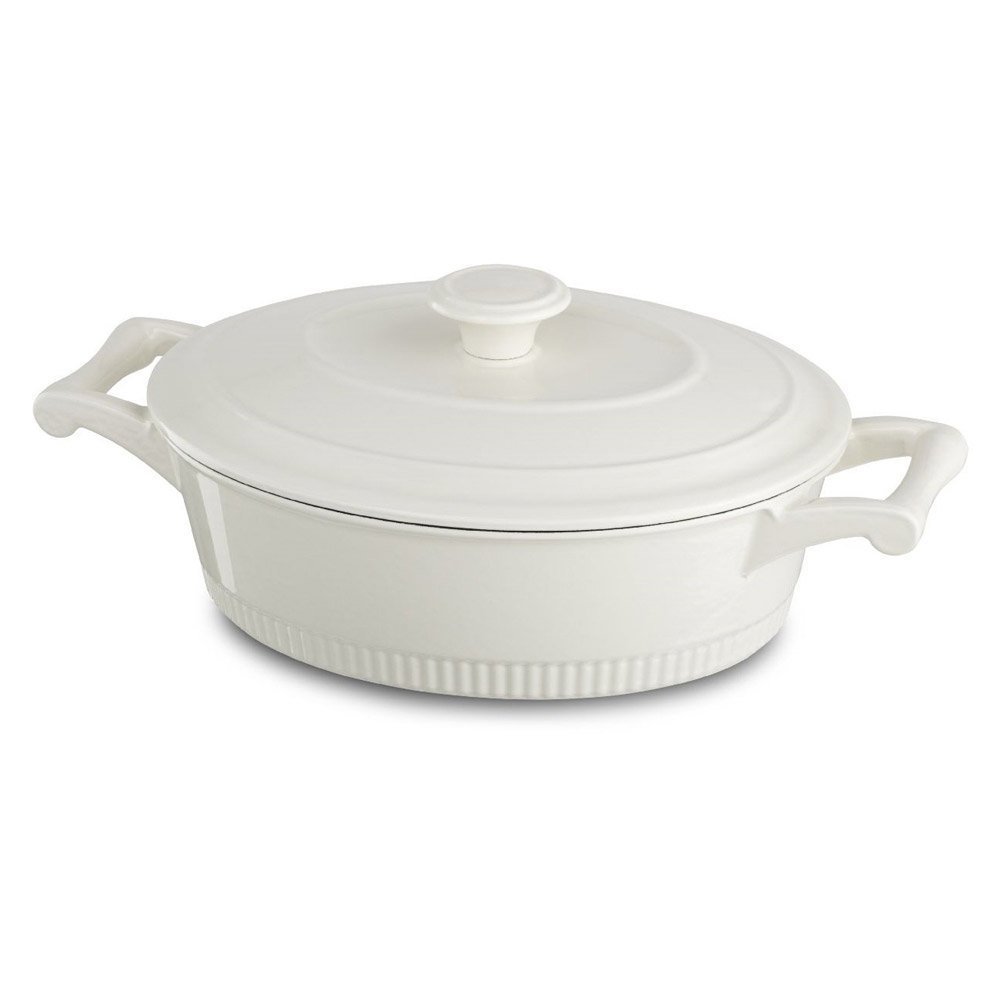 KitchenAid KCTI30CRGB Traditional Cast Iron Casserole Cookware, 3 quart
