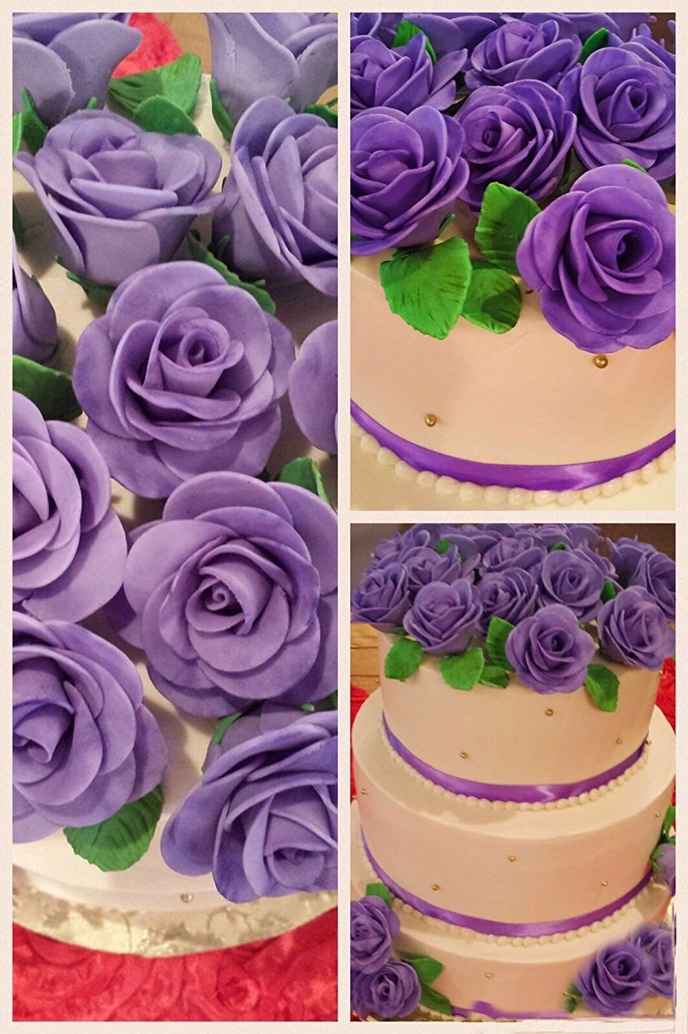 Sugar and Spice Kitchens Rose Fondant Cutters Edible Decorations PRO