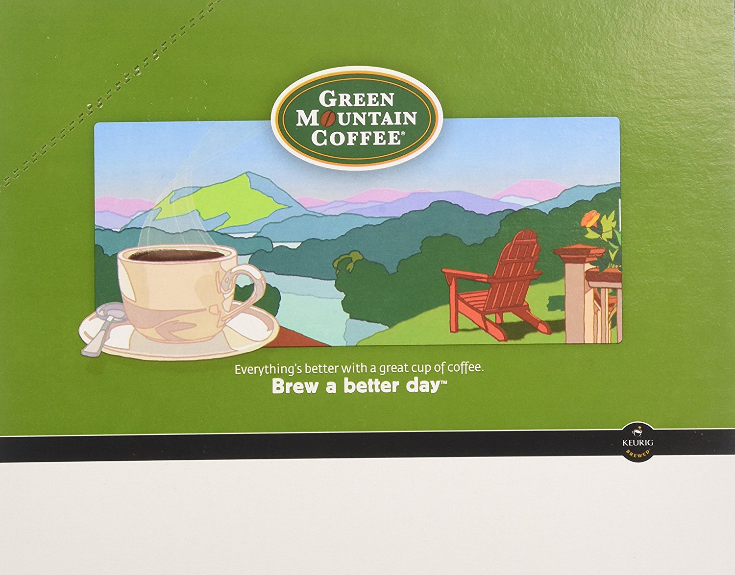Green Mountain Coffee Vermont Country Blend Decaf, KCup Portion Pack