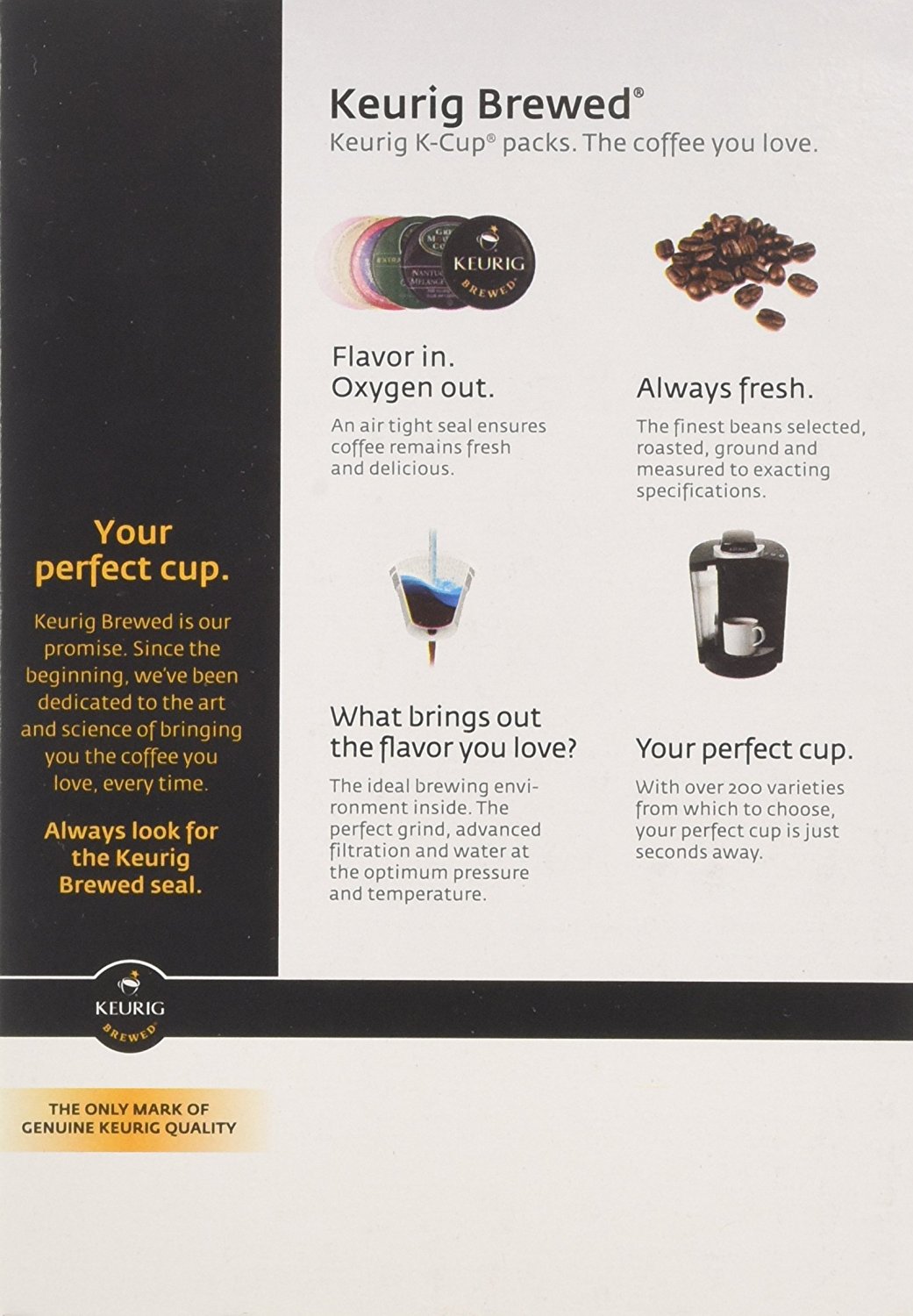 Green Mountain Coffee Vermont Country Blend Decaf, KCup Portion Pack