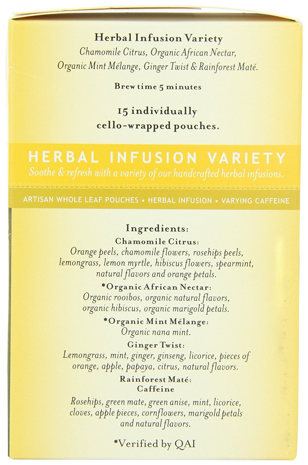 Mighty Leaf Herbal Tea Variety Pack, 15 Pouches N3 free image download