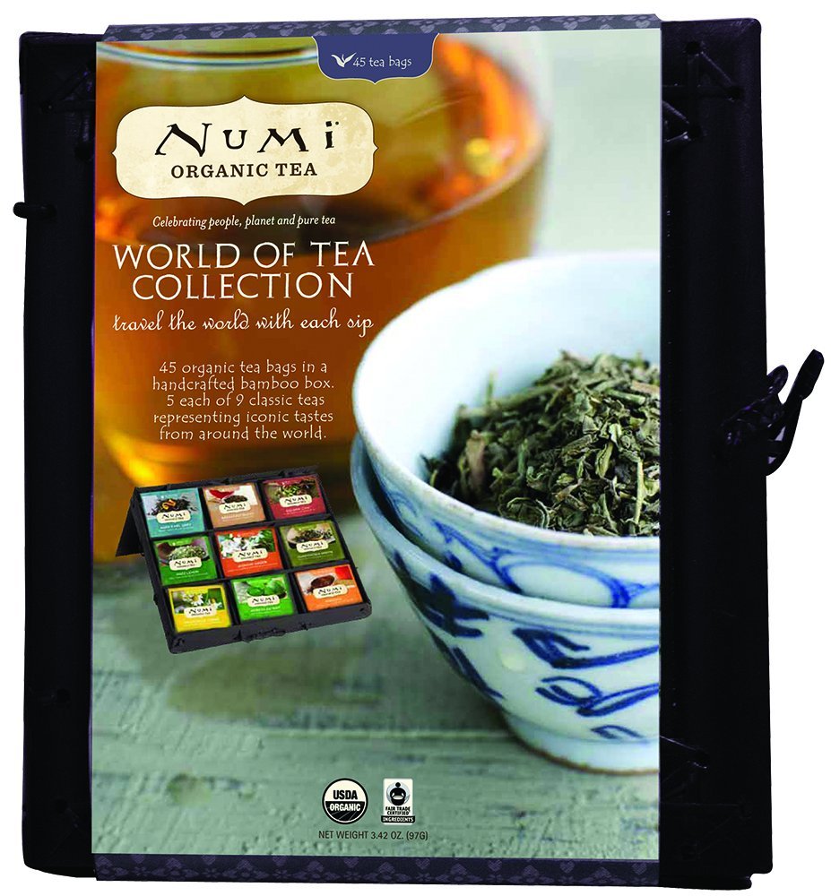 Numi Organic Tea, World of Tea Collection, Gift Set of Assorted Teas in